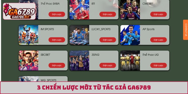 3 chiến lược mới từ tác giả GA6789
