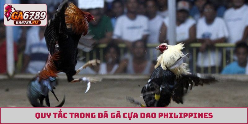 Quy tắc trong đá gà cựa dao Philippines